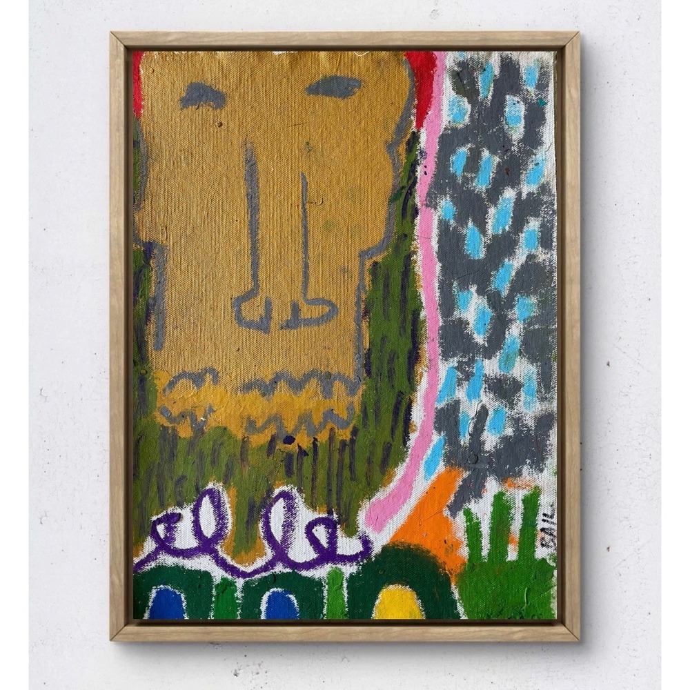 Oman Hosea 11x14 Abstract Acrylic Painting Modern Expressionist Original Art